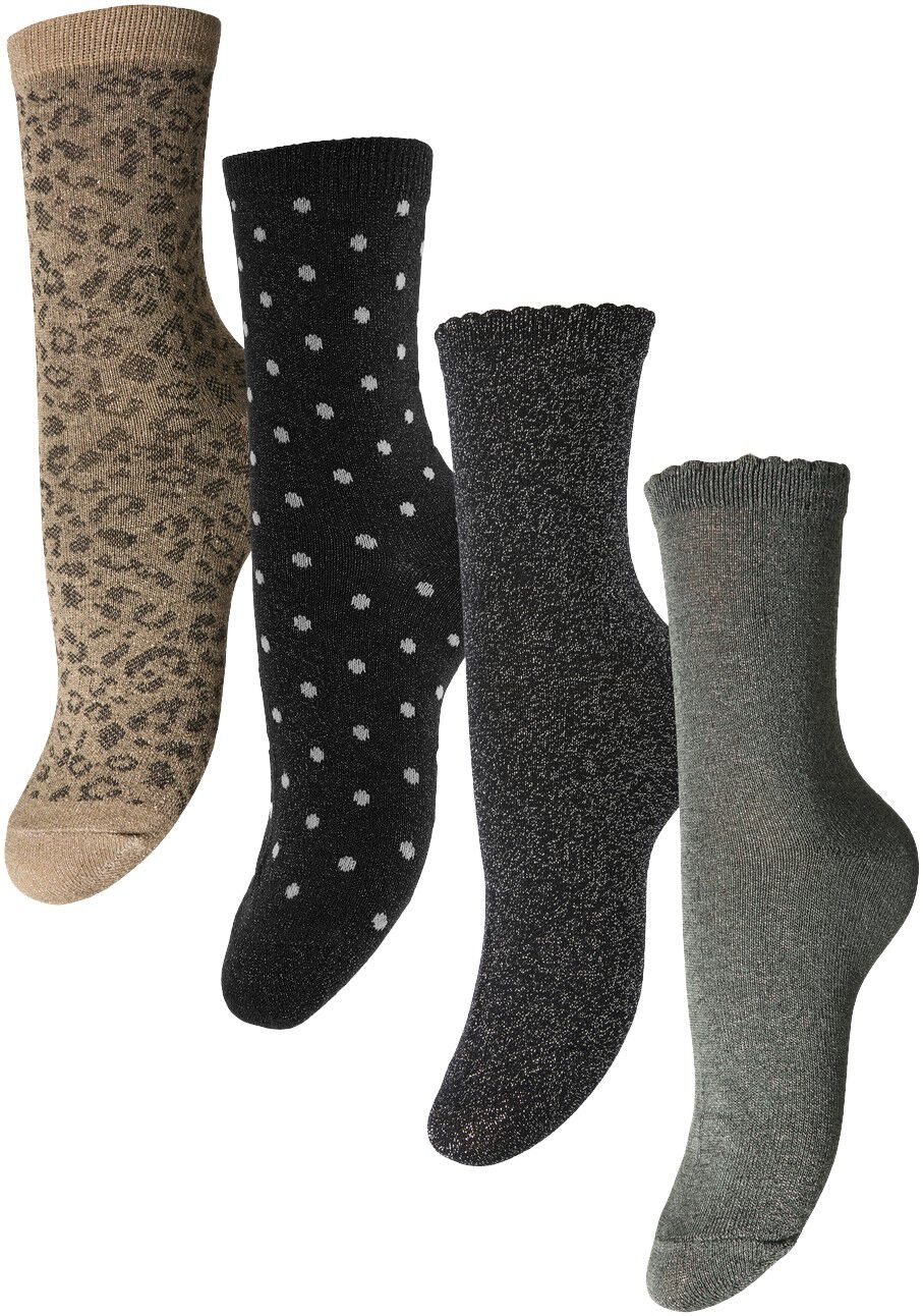 PCSEBBY GLITTER LONG 4-PACK MIX NOO