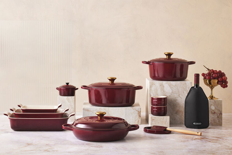 Heritage Rekt Fad 31/26cm Garnet