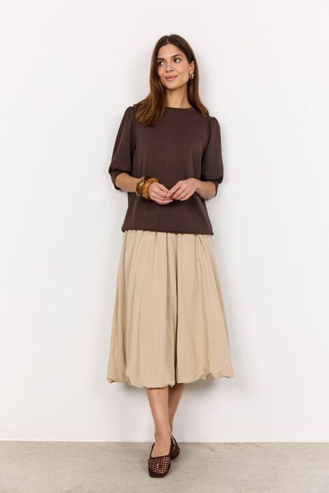 SC-BANU 83 Bluse Mørk brun
