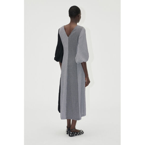 Three-Quarter Sleeve Midi Dress, 2247 Patchwork Jersey