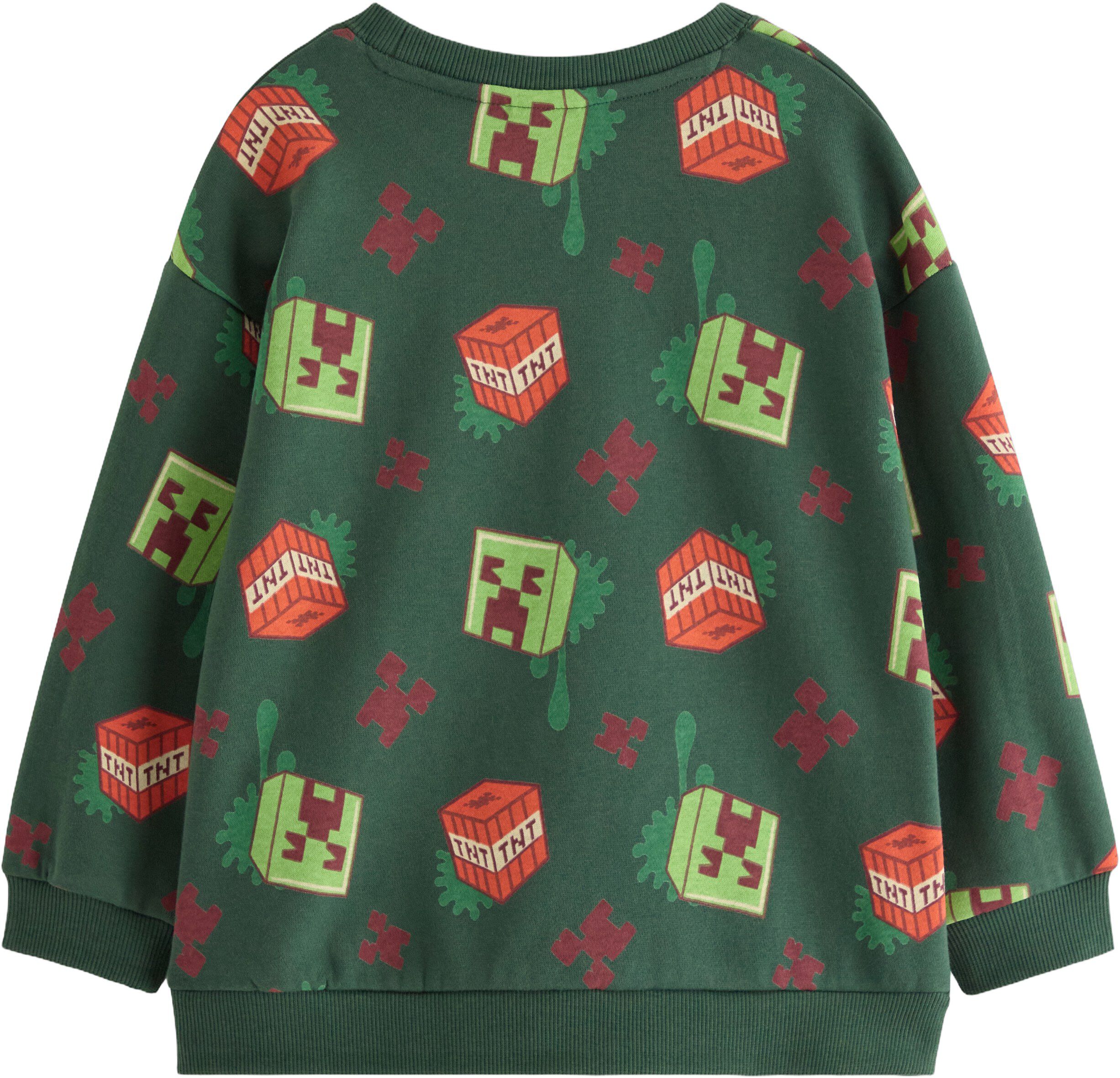 Minecraft sweatshirt med borstad in