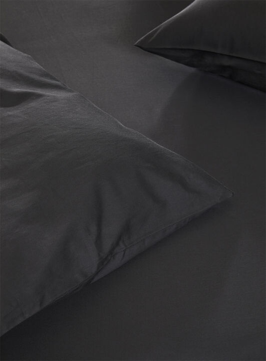Harmoni stonewashed pudebetræk dæmpet sort