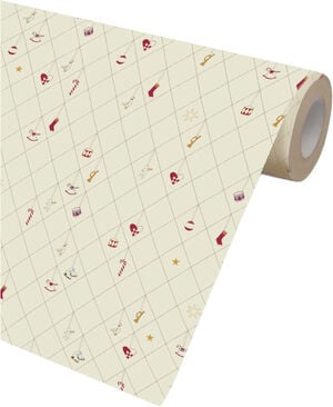 Gavepapir motiver 55 cm x 5 meter print