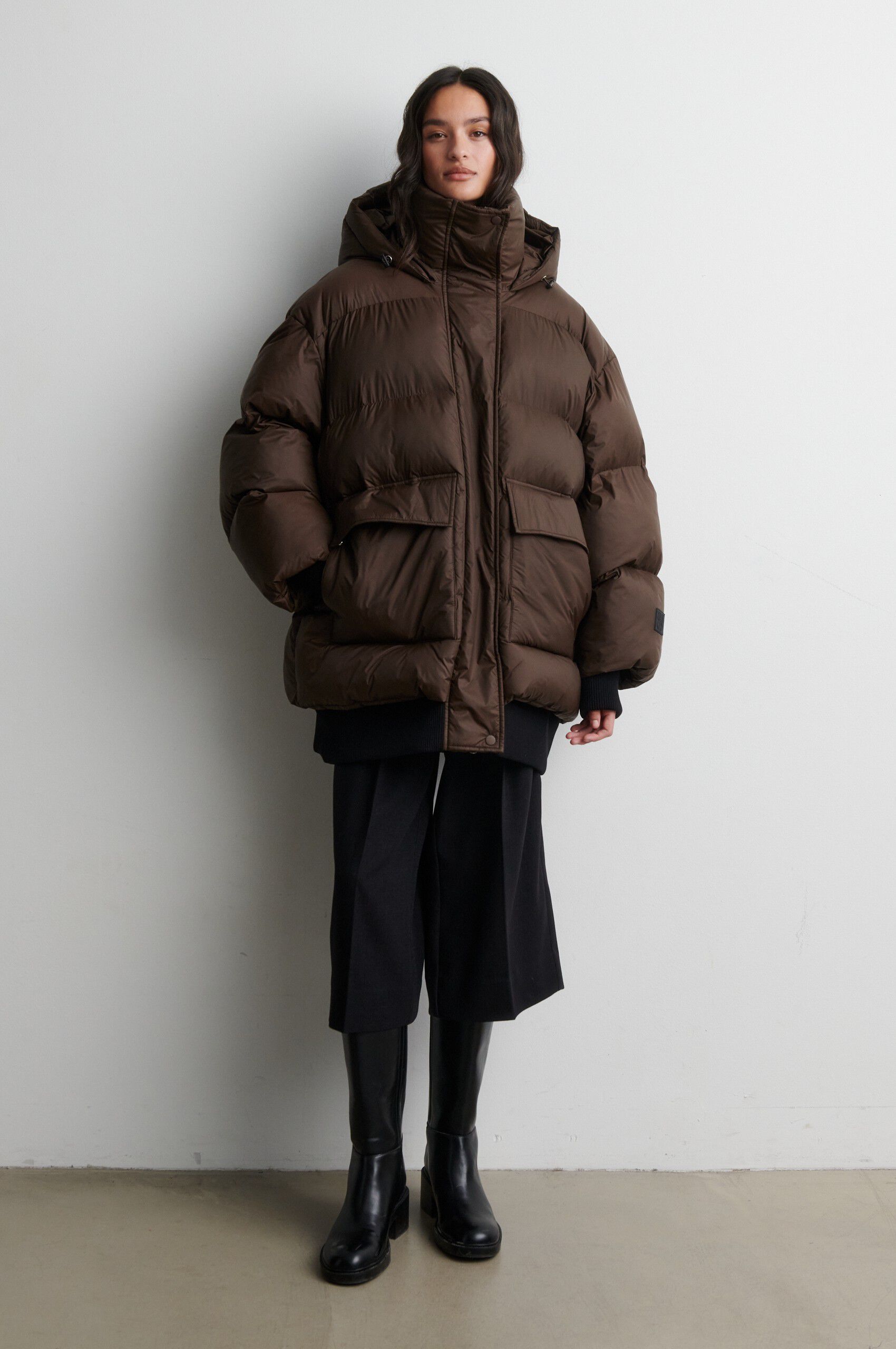 Riya Rib Puffer Jacket