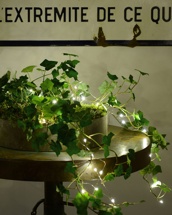 Knirke 40L m/timer, Klar/sølv