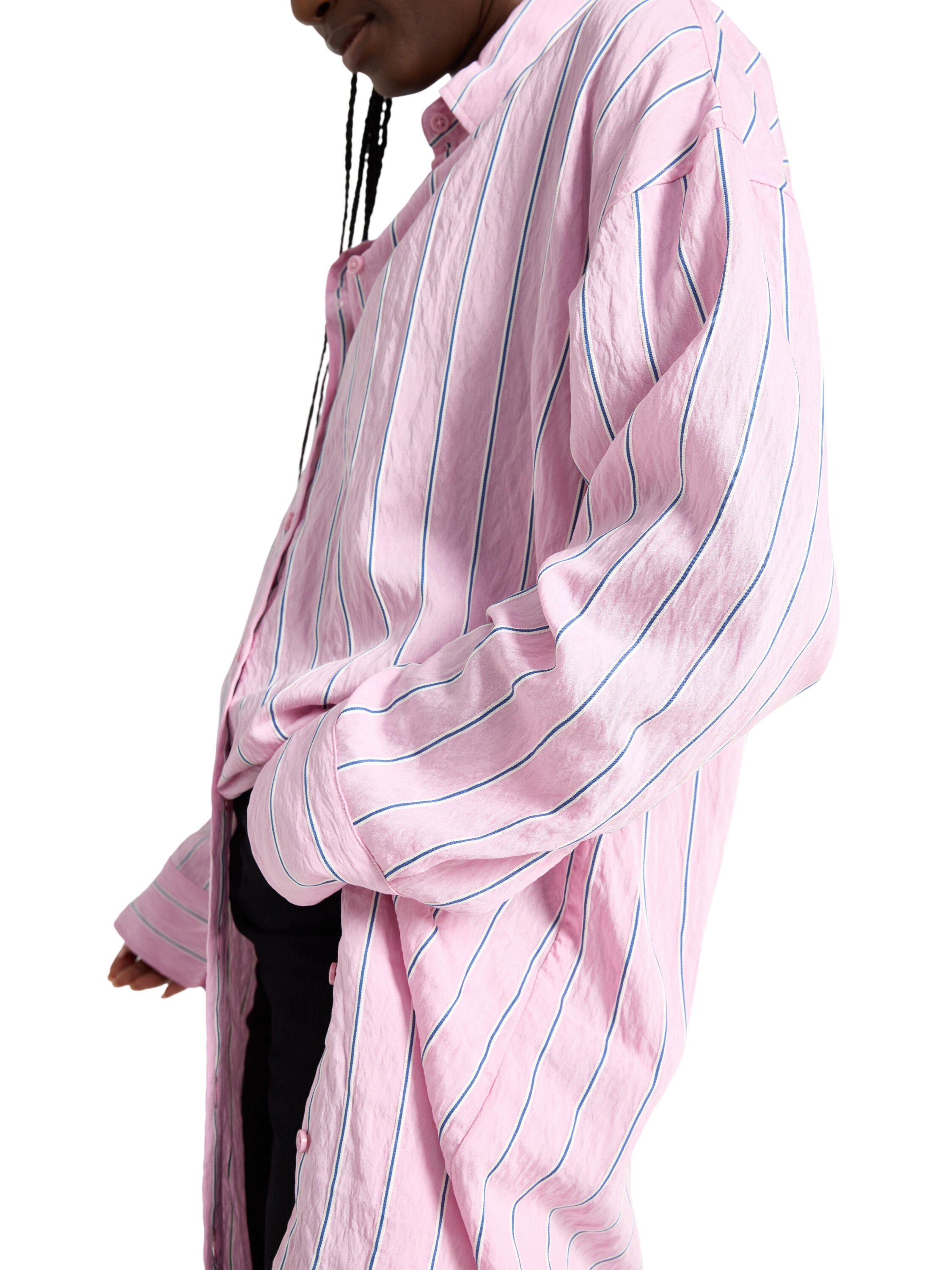 Woven shirt dress in soft viscose w