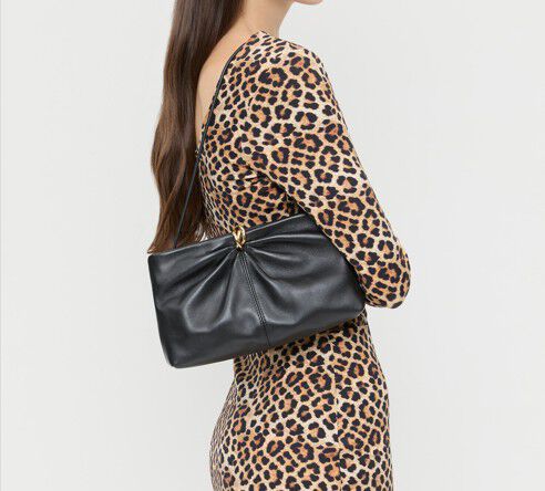 CORRINE GATHERED MULTI RING CLUTCH