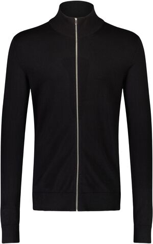 Ecovero L/S zip cardigan