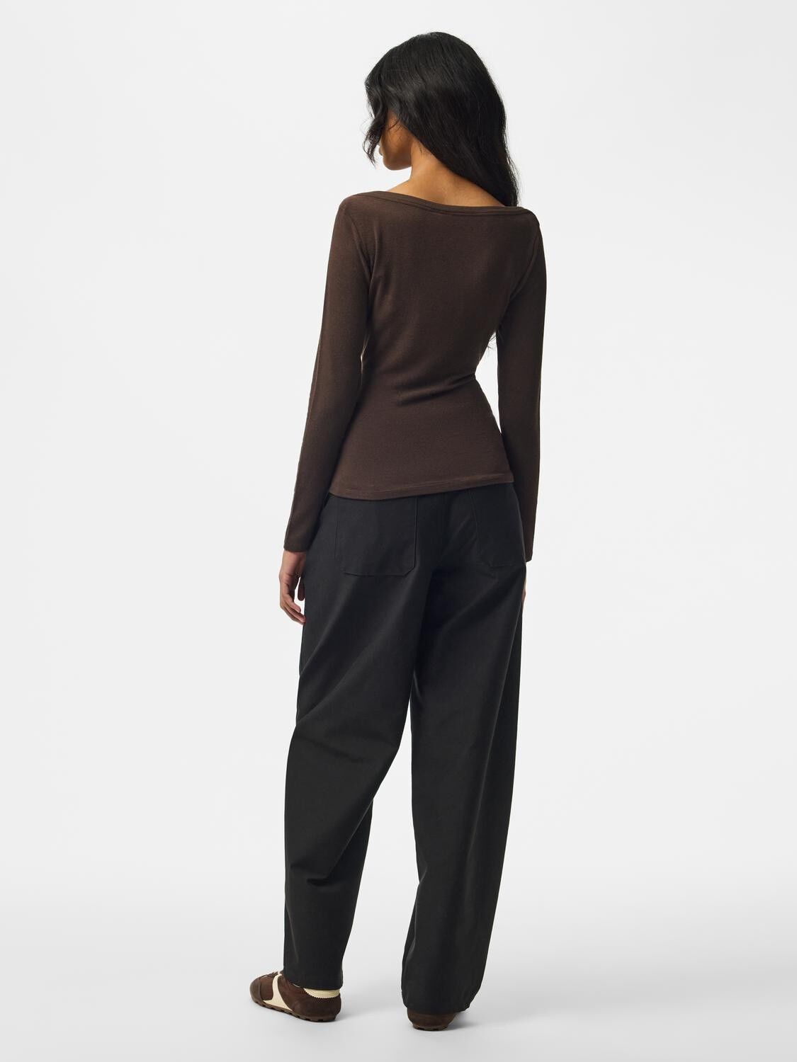 Pcsof Ls Boatneck Top Jrs Dm