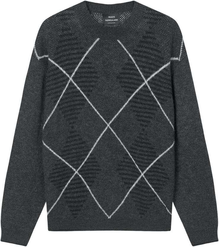 Comfy Wool Adam Argyle Knit