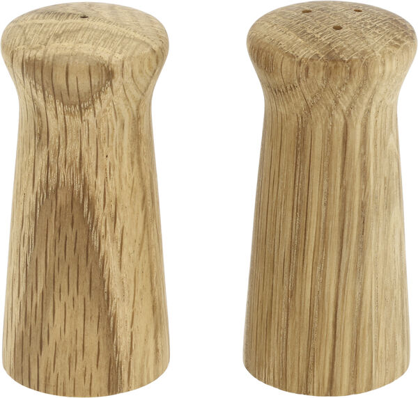 Salt og pepper-strøsett Kit 7 cm Eik