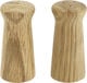 Salt og pepper-strøsett Kit 7 cm Eik