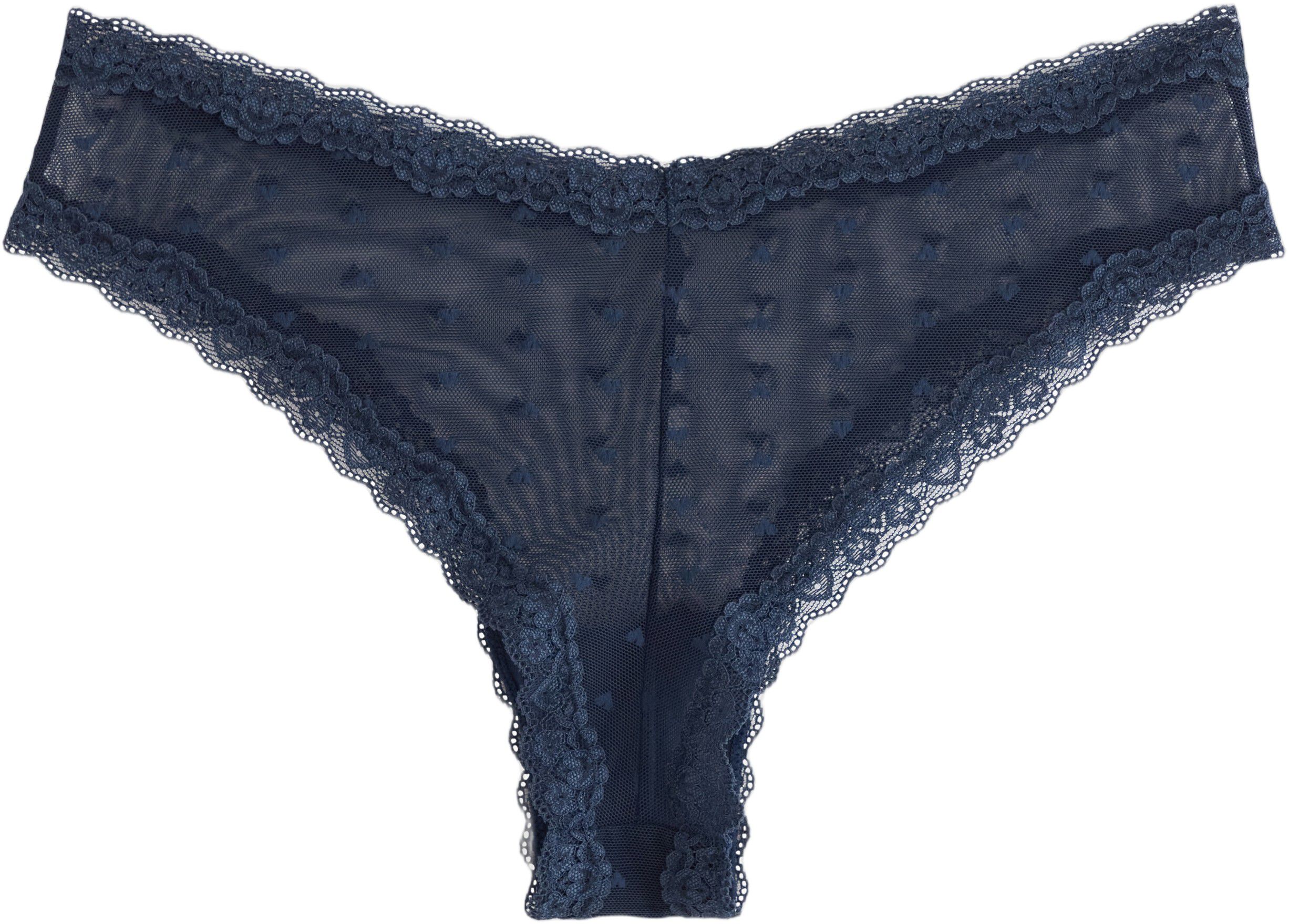 Braziliantrosor i spets med l&aring;g mid