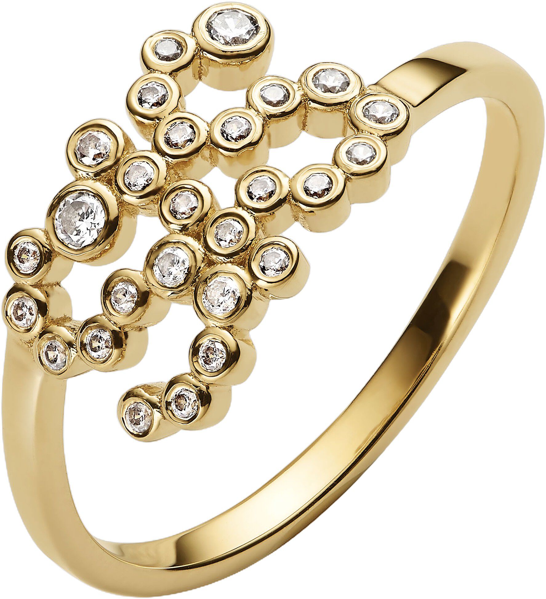 SIS Collet Ring Gold