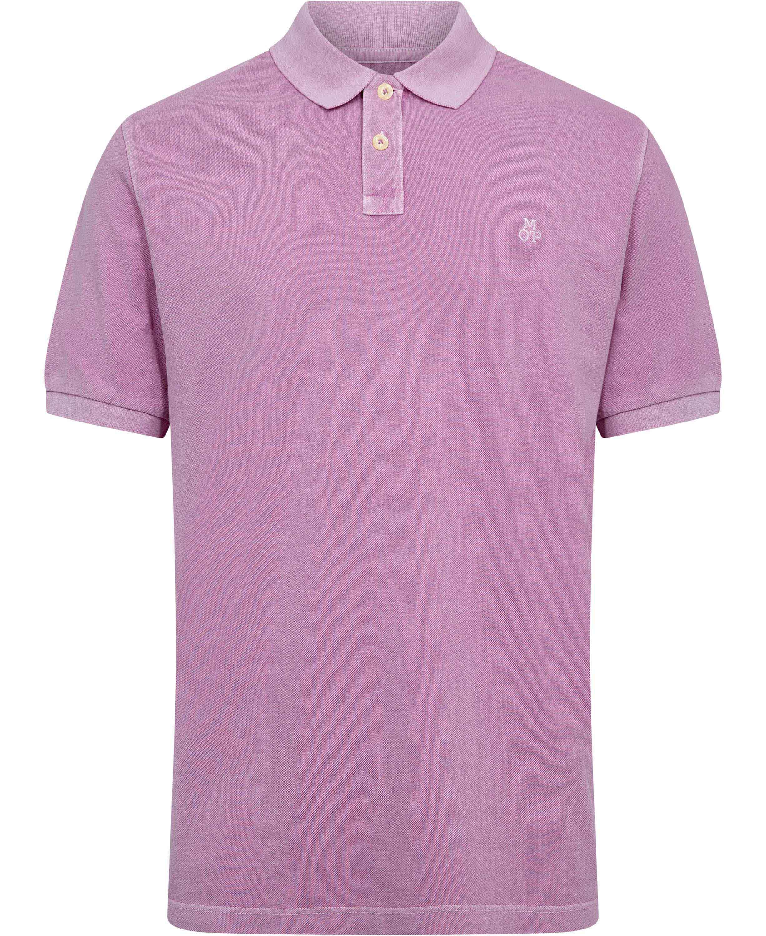 Poloshirt, short sleeve, rib detail