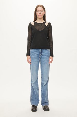 Drama Knit Blouse