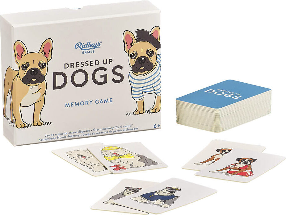 Dress up dogs memory game
