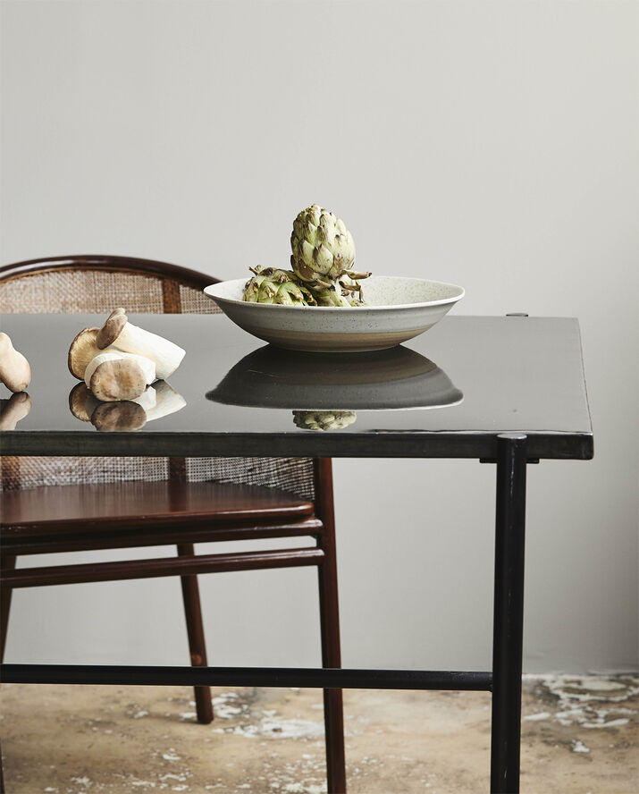 GRAINY salad plate, sand