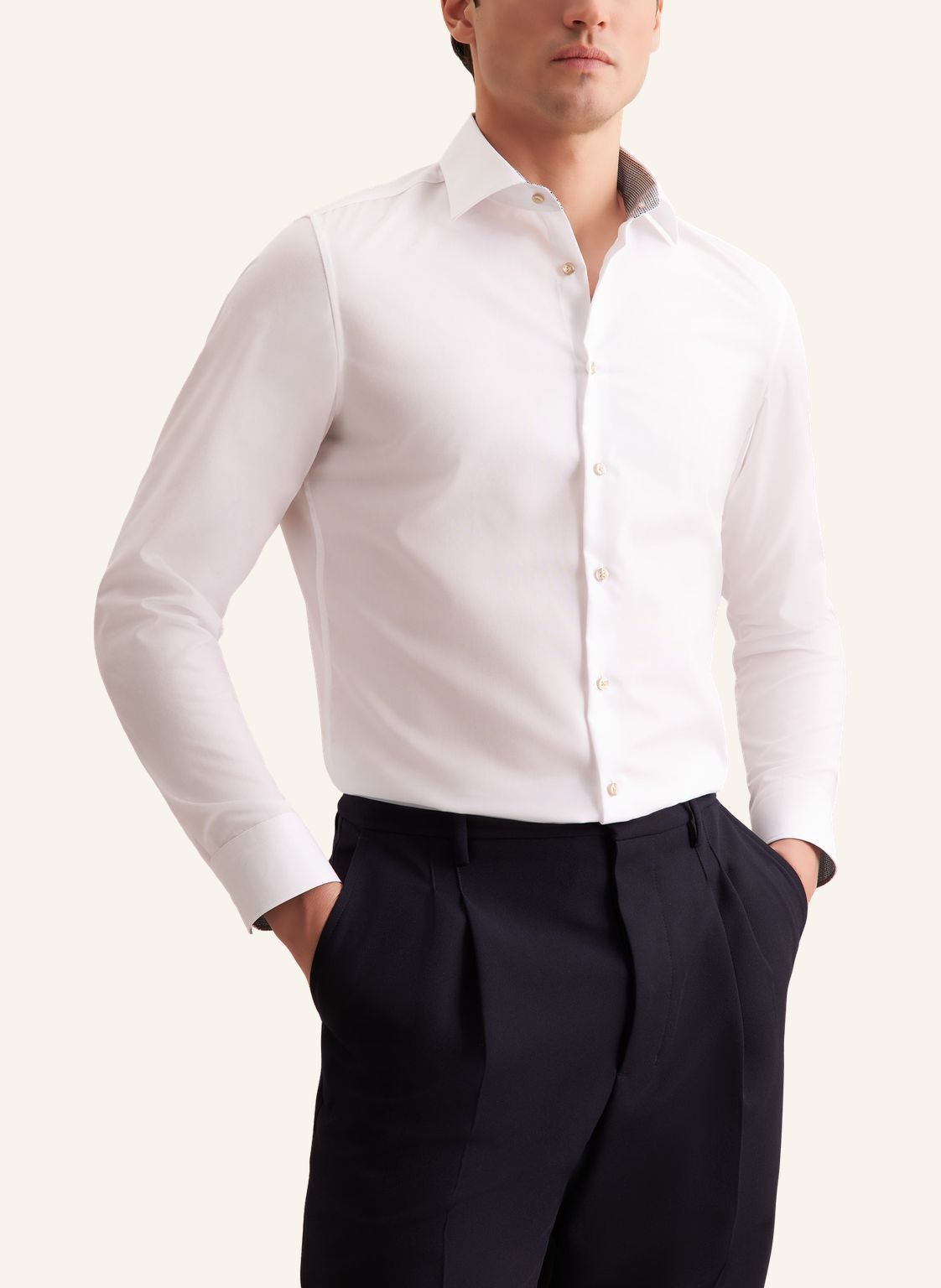 Business shirt Slim 1/1 Kent-Collar Uni