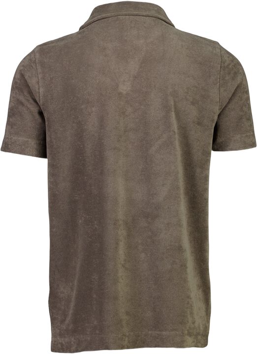 Towel v-neck polo S/S