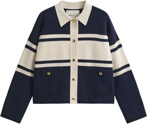 COLOR BLOCKED CARDIGAN