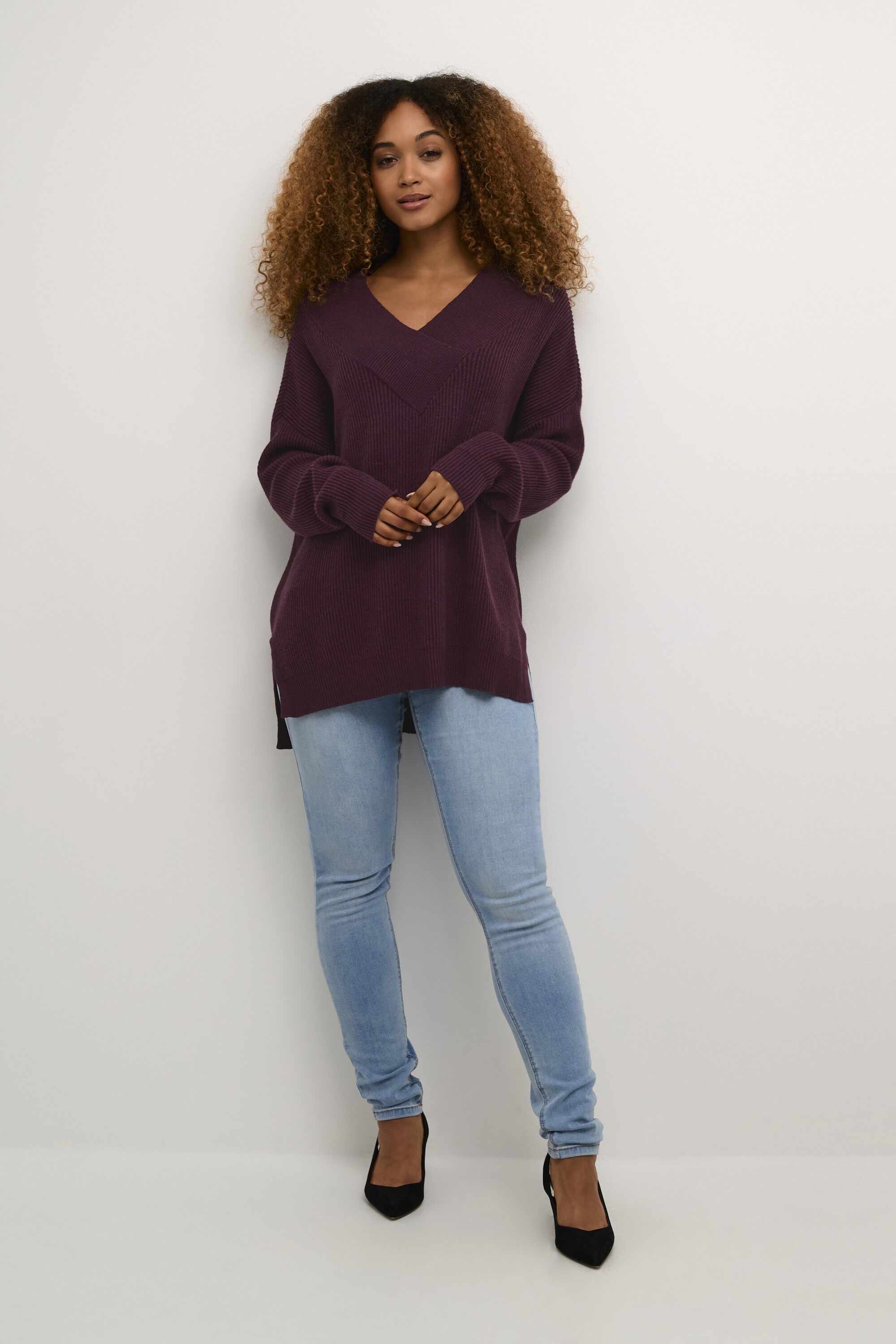 CUolivia V-neck Pullover