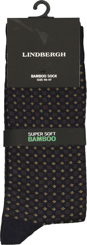 Micro pattern bamboo sock