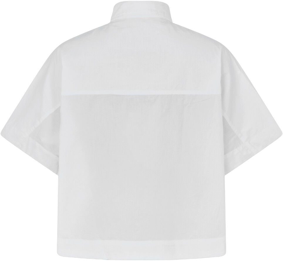 Poplin curved hem shirt - Berte
