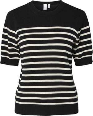 YASLENA SS KNIT PULLOVER S. NOOS