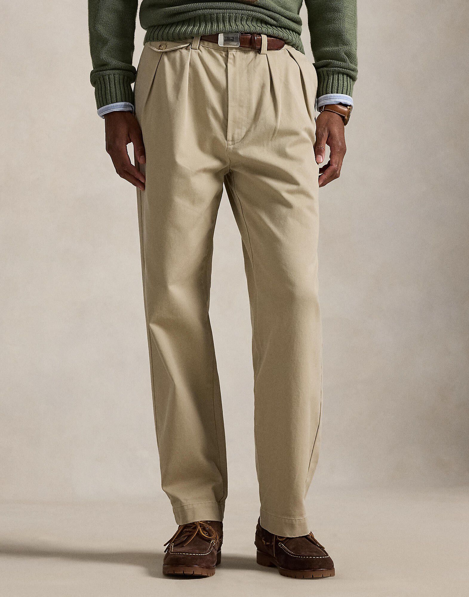 Whitman Relaxed Fit Pleated Chino Pant