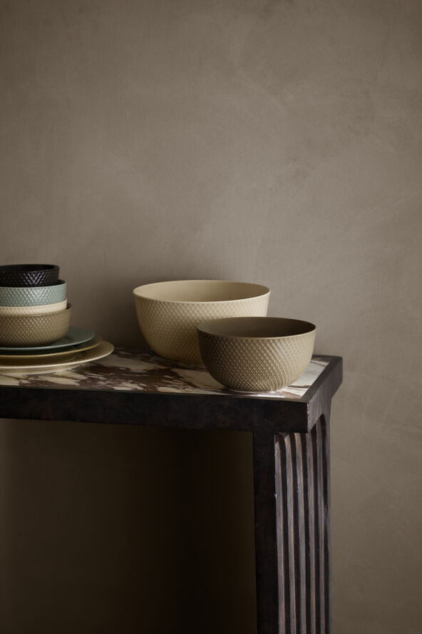 Rhombe Earth Serveringsskål Ø22 cm marble