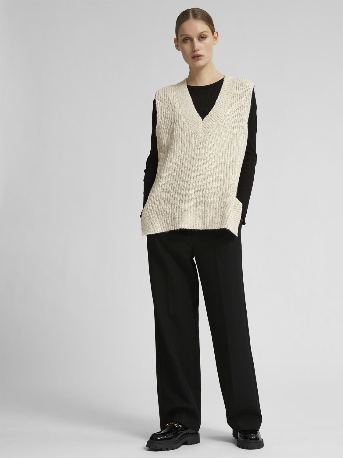 Slfrita Mw Wide Pant Fd Noos