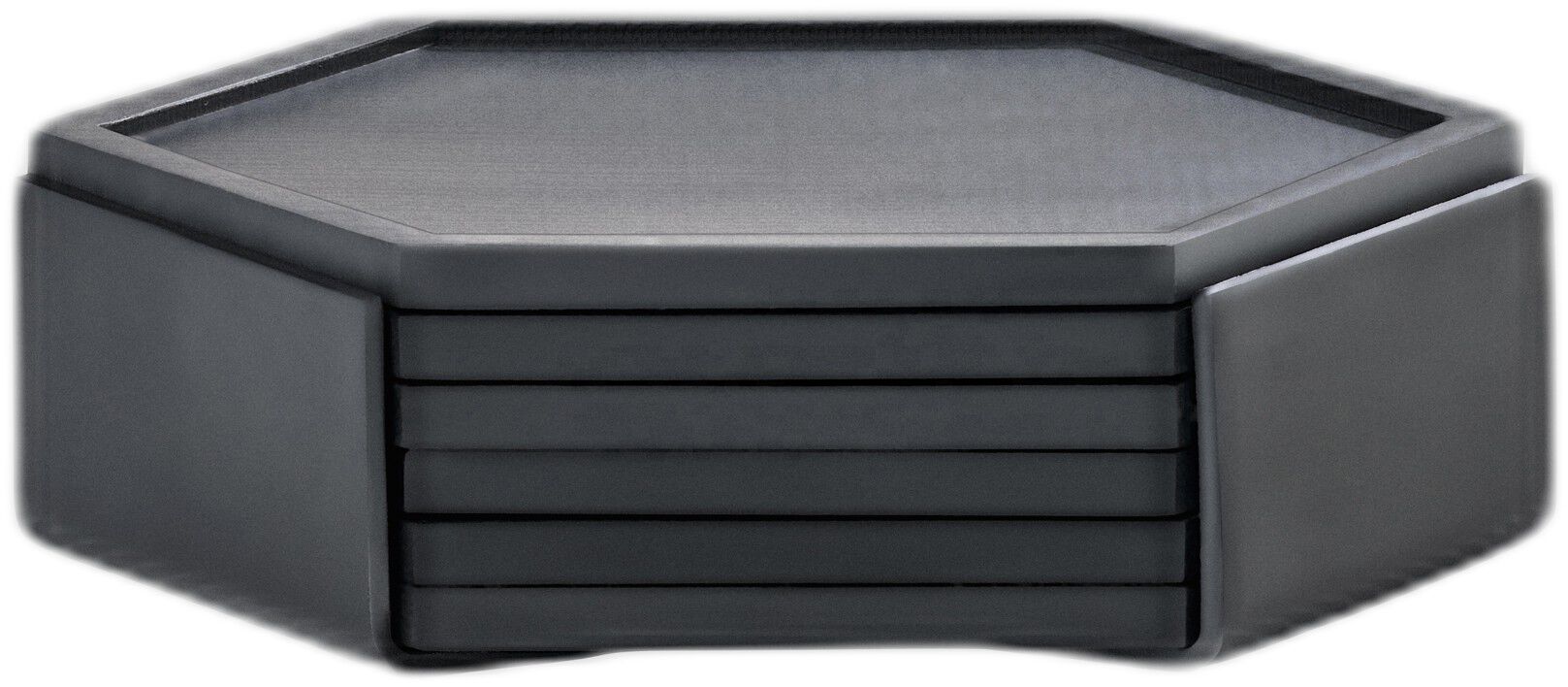 Glassbrikker Bold 6 stk. Black