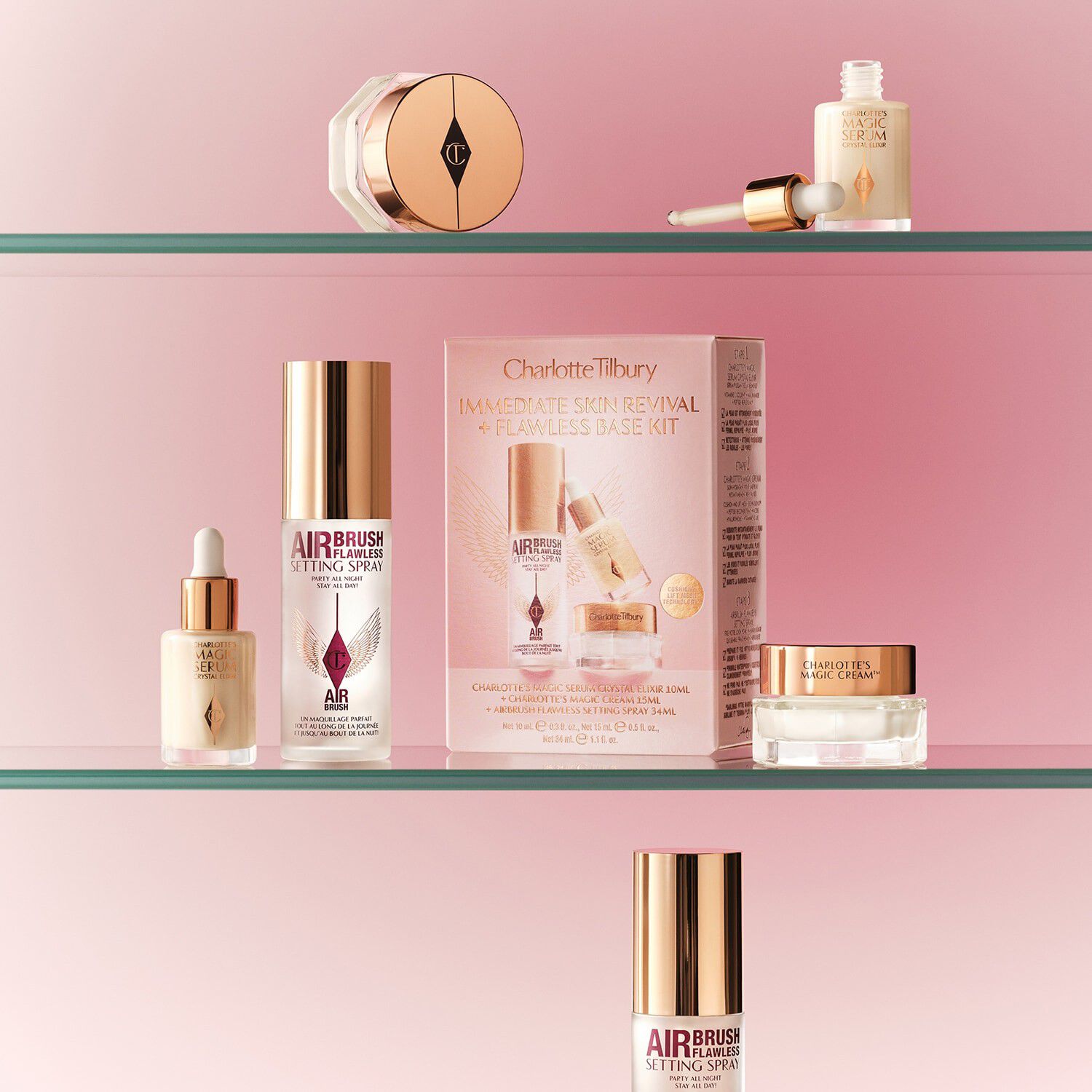 Immediate Skin Revival + Flawless Base Kit - S&aelig;t med ansigtsplejeprodu