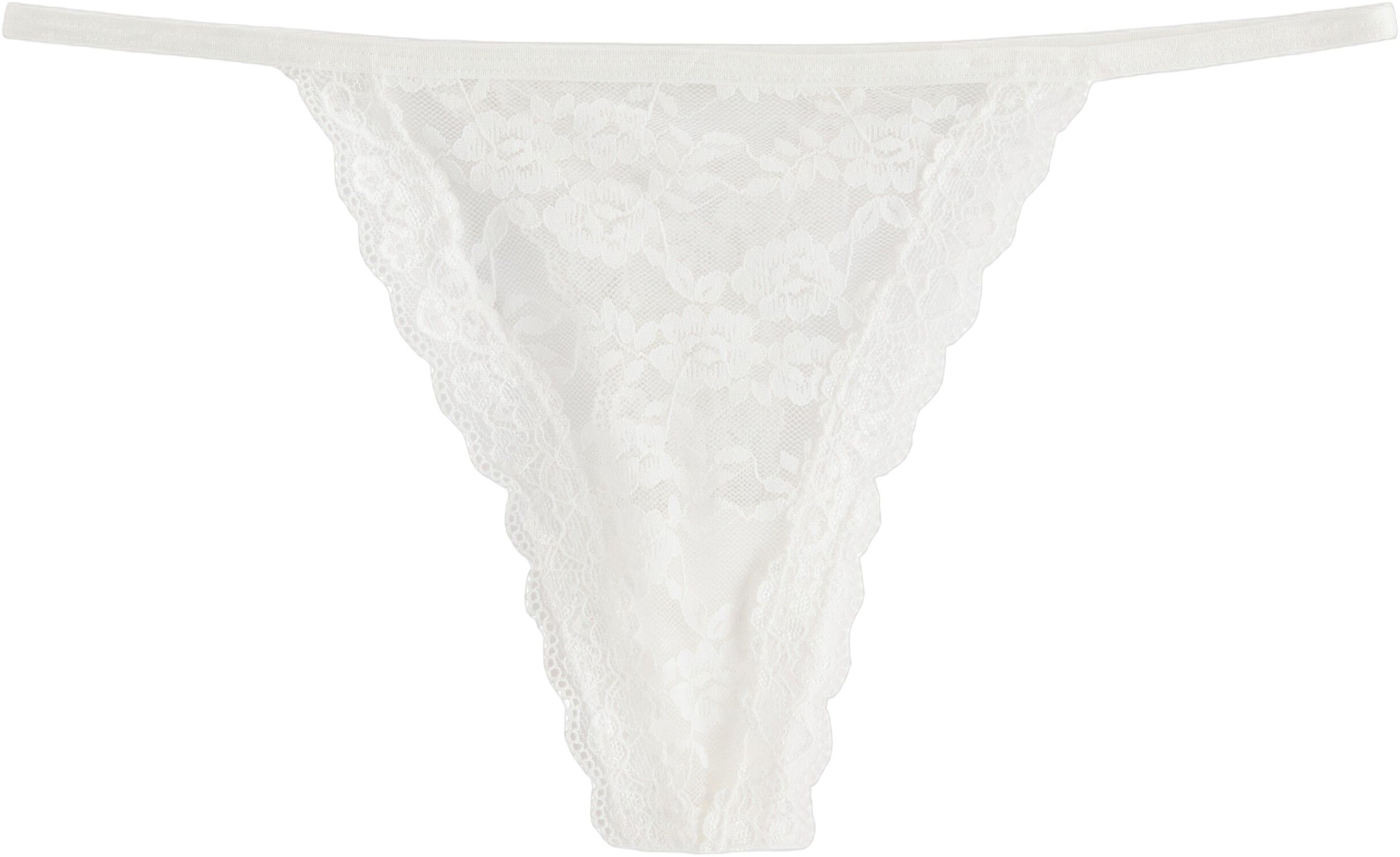 G-streng i gennemsigtig blonde med