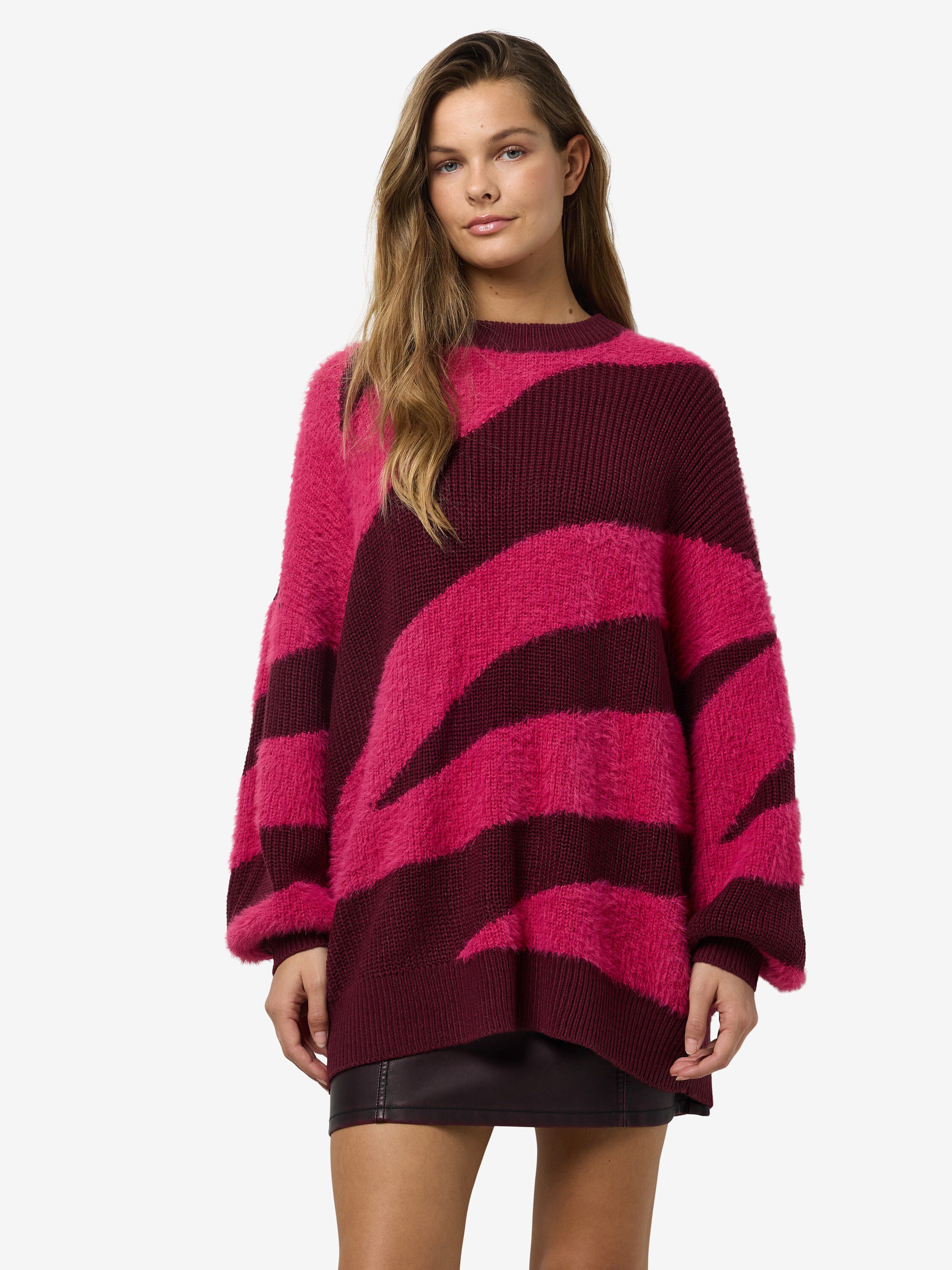 Nmblair L/S Loose Jacquard Knit Tunic