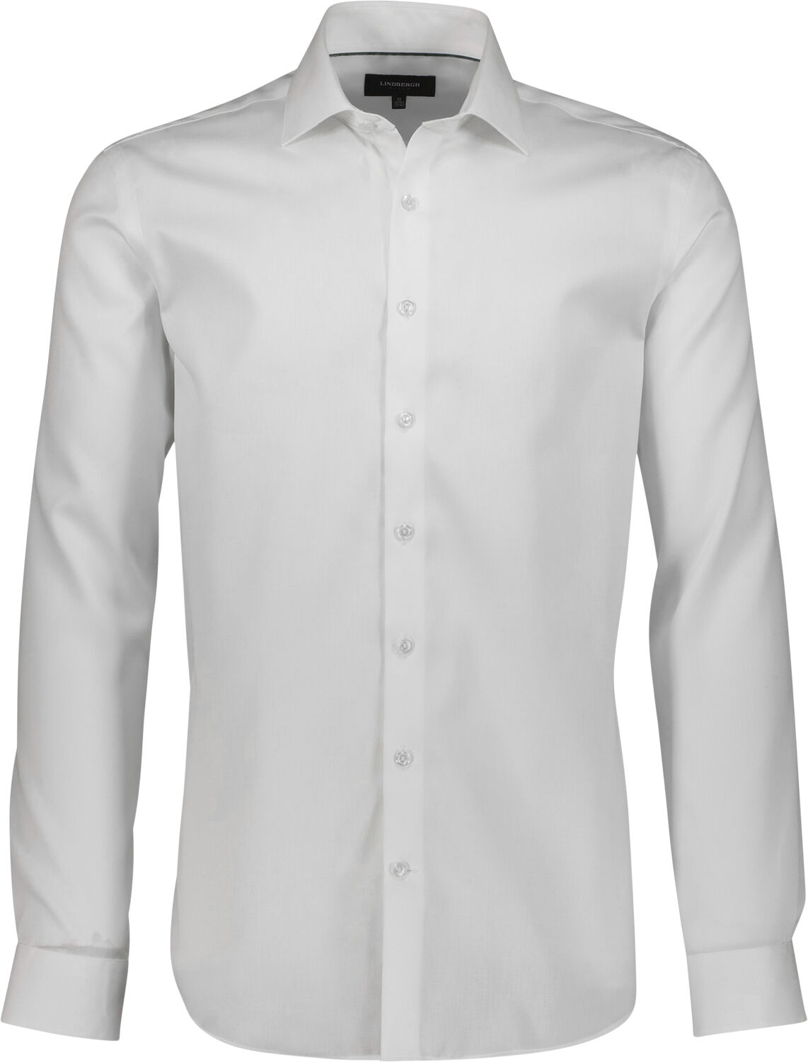 Plain fine twill shirt LS