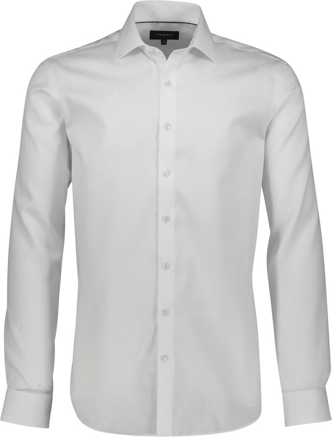 Plain fine twill shirt LS