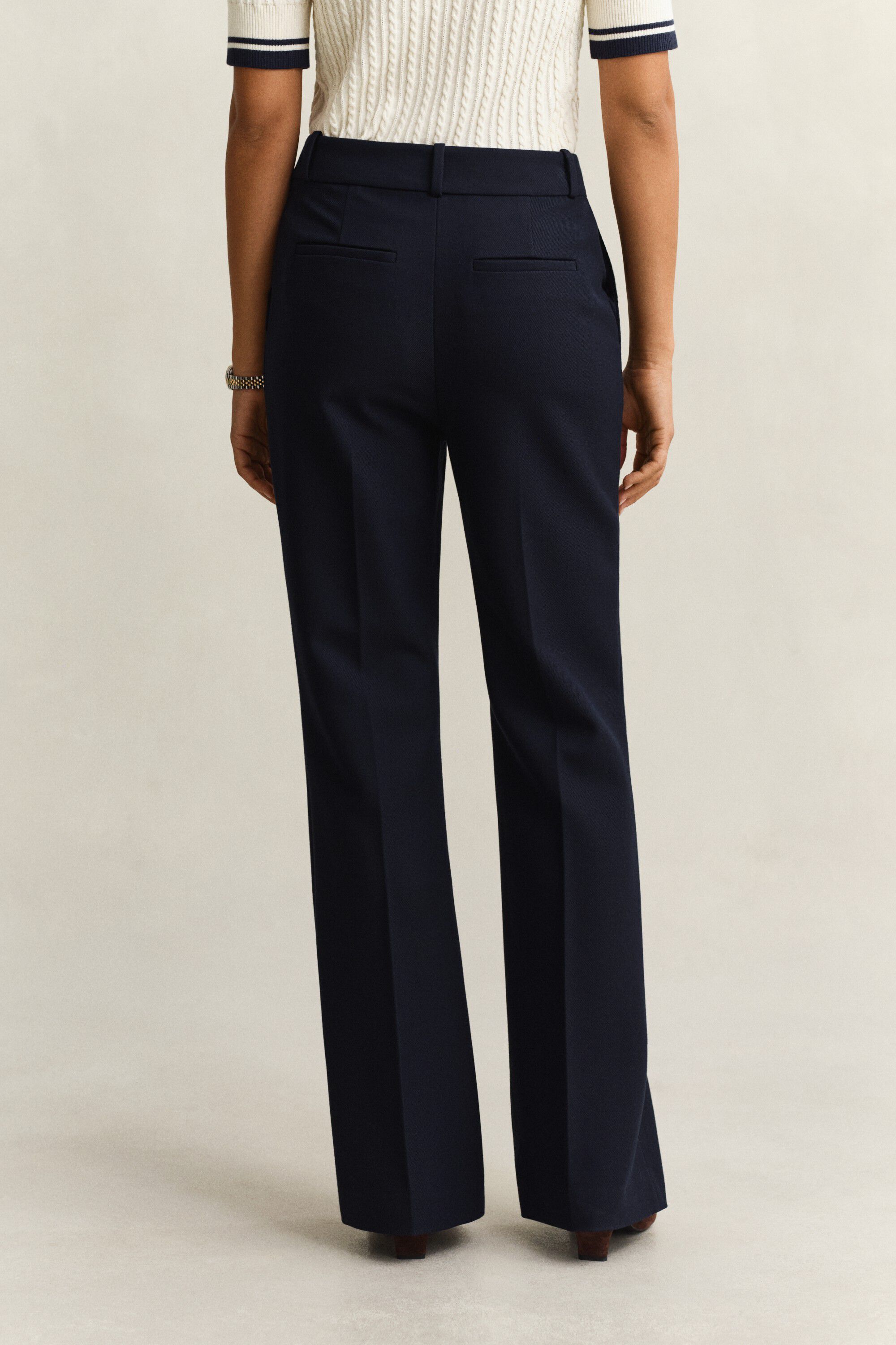 SLIM FLARE NAUTICAL PANTS