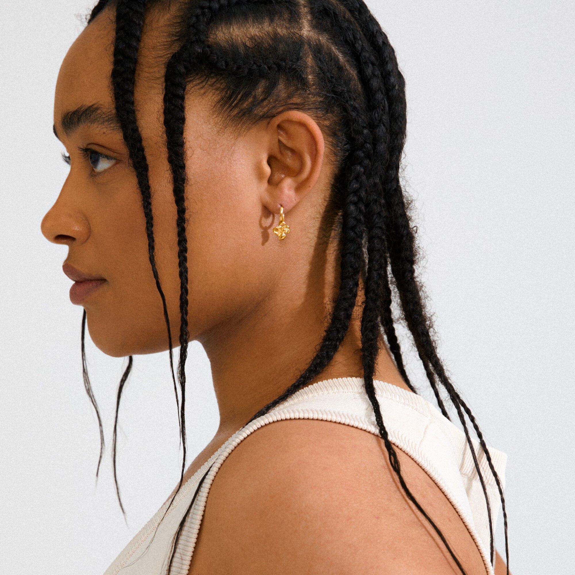 LUIS earrings gold-plated