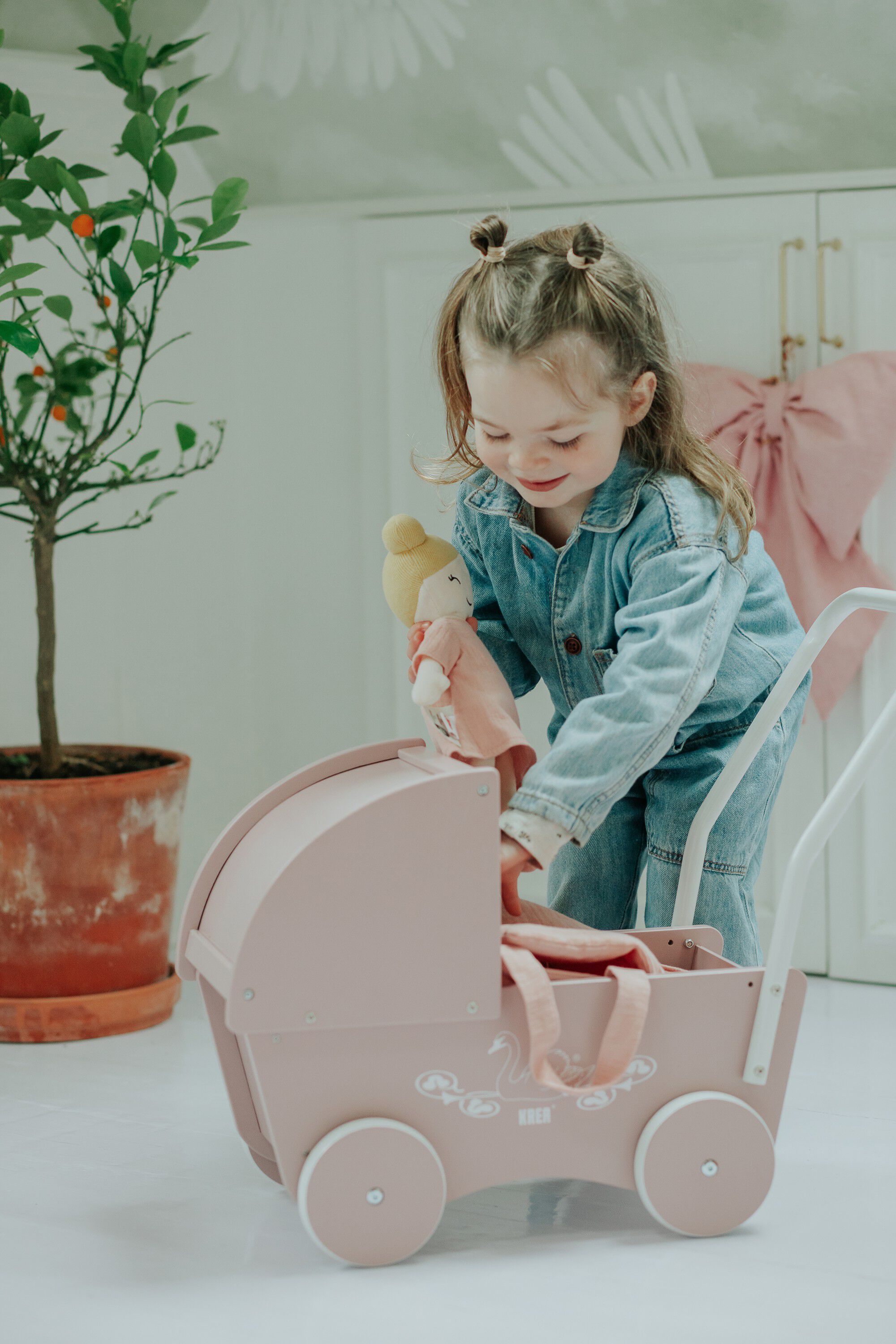 KREA Doll Pram Rose