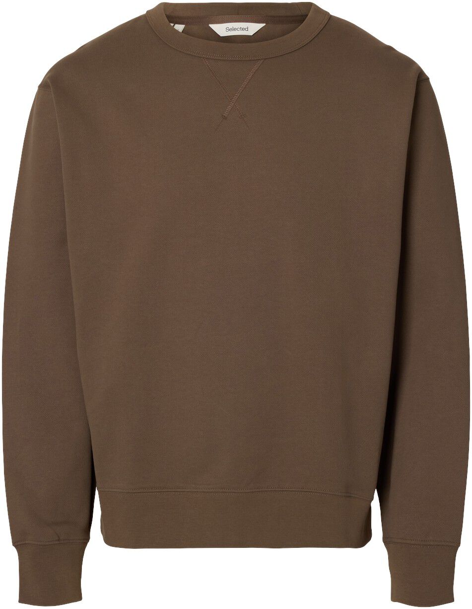 SLHRELAXLUKE LS SWEAT CREW NECK NOO