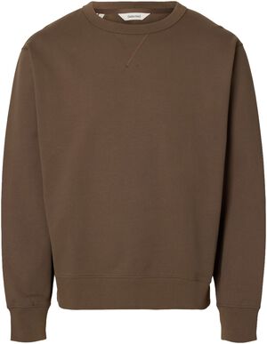 SLHRELAXLUKE LS SWEAT CREW NECK NOO