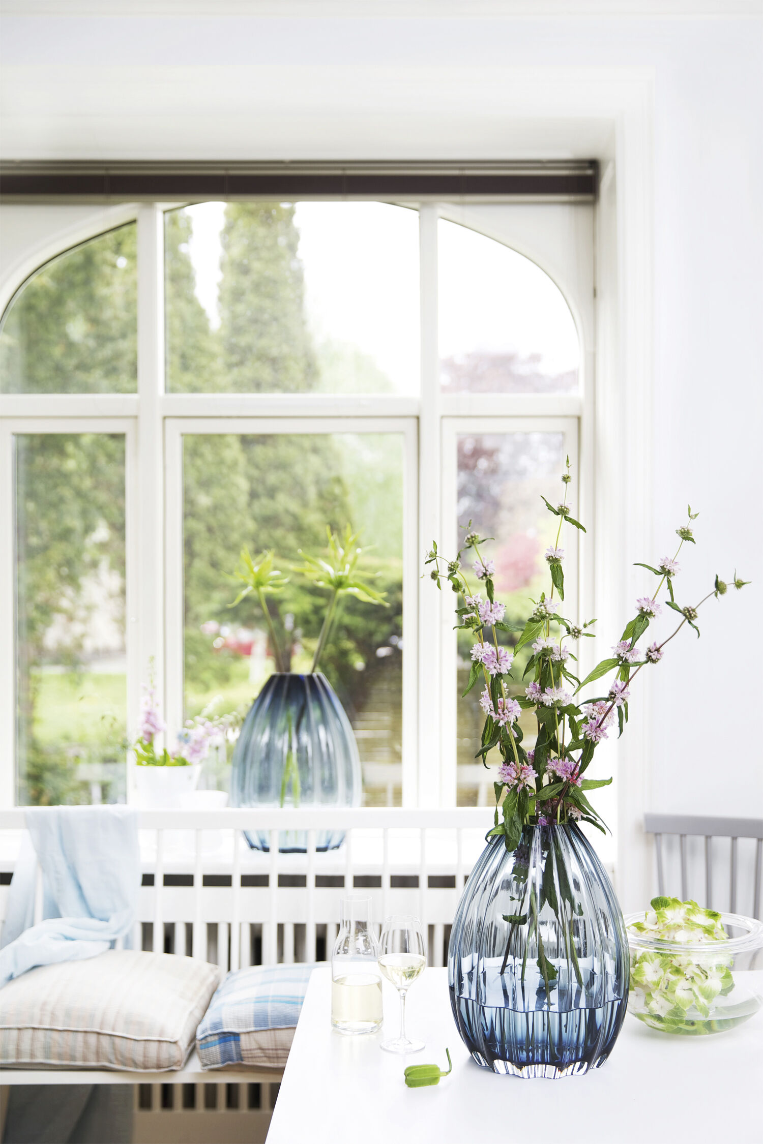 Holmegaard Vase 2Lips Bl&aring;