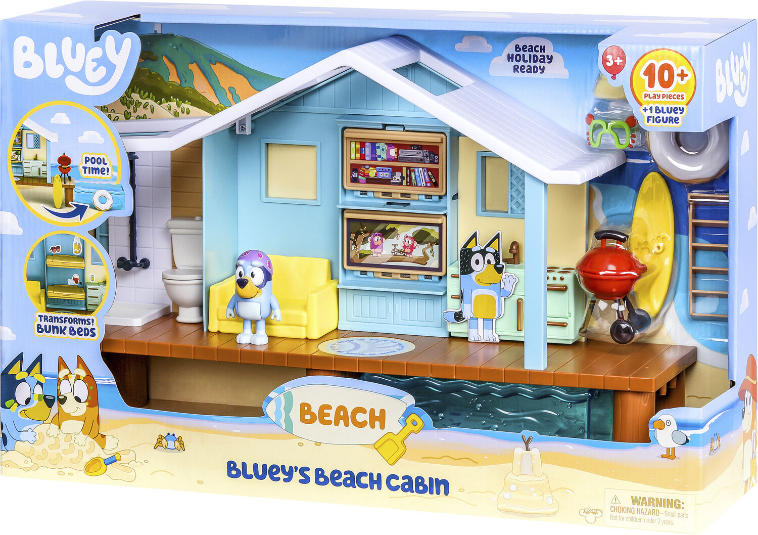 Bluey beach cabin