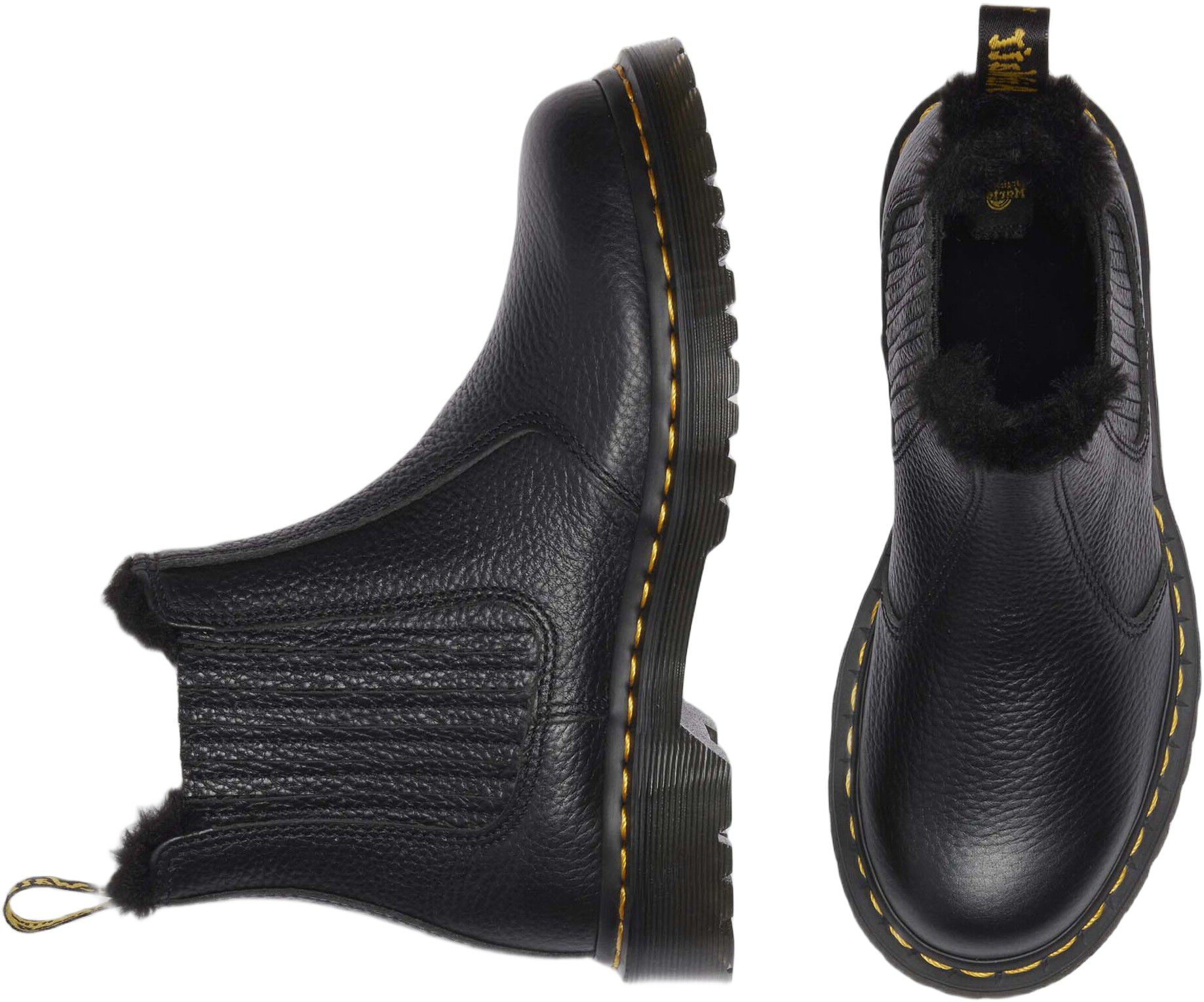 2976 Leonore Ii Black Milled Nappa