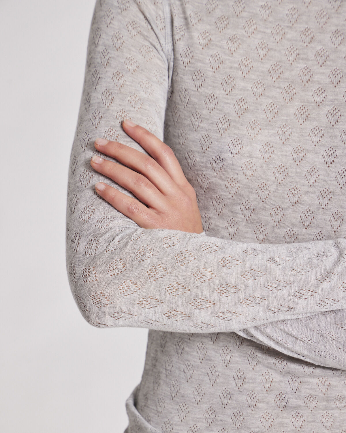 Fermi L/S Silk Top