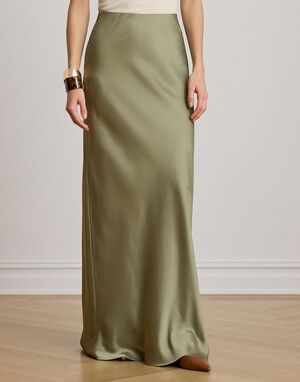 Satin Charmeuse Maxiskirt