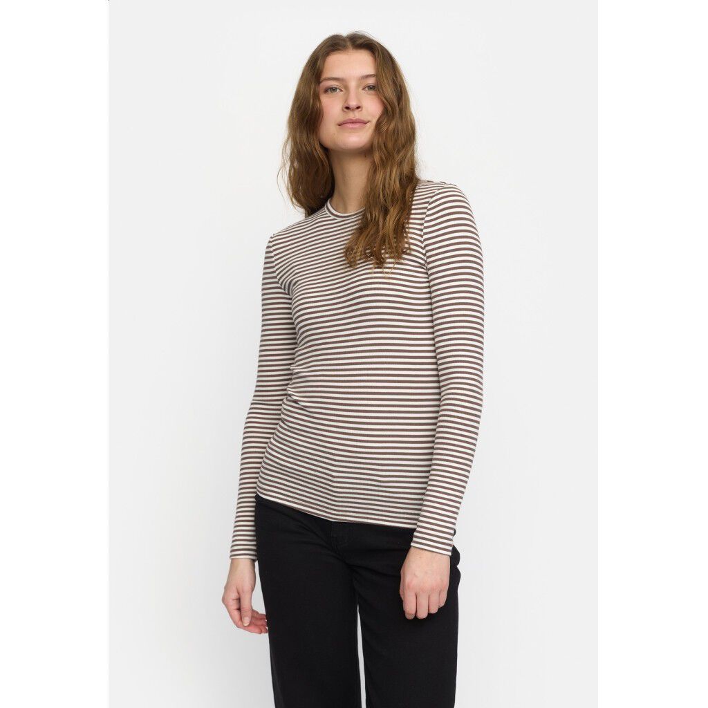 SRFenja Stripe O-neck Top