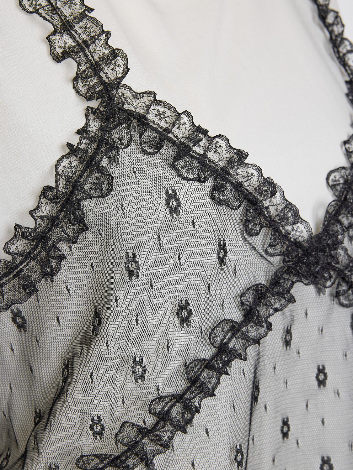 Nmsylvia Nate S/S Lace Tshirt Tnt/15